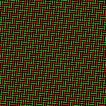 Holiday Squares Yuletide Christmas Kwanzaa Happy Holidays Jagged Wave Pattern 1147