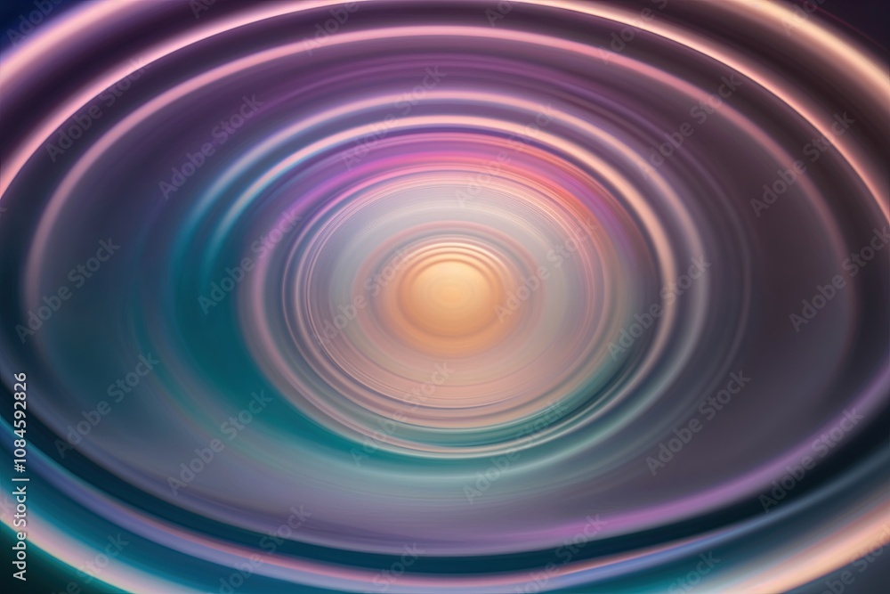Poster captivating gradient abstract design featuring gentle layers and color ripple effects