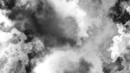 Isolate realistic monochrome fog and clouds on transparent backgrounds specials effect 3d render png