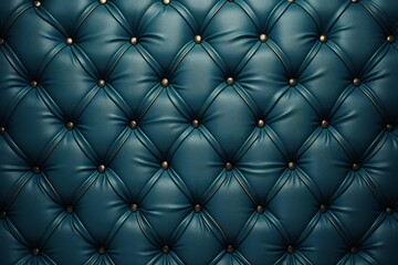 Fototapeta premium Upholstery Rich Luxury Sofa Pattern Background, luxurious upholstery buttoned Leather Background, leather background with button, AI Generative