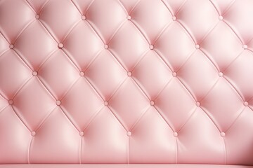 Pink Sofa Leather Pattern Background, luxurious upholstery buttoned Leather Background, Luxury Leather Background, Pink leather background with crystal button, AI Generative