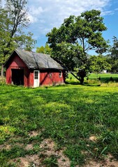 Obraz premium barn on land