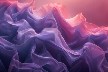 Fototapeta premium Close-up shot of vibrant purple and pink fabric texture