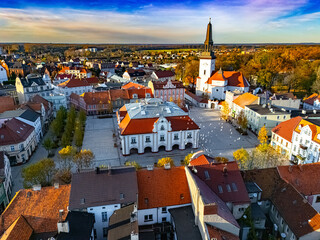Architecture of Jarocin old town, Poland