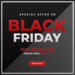 Black Friday abstract modern creative minimalist luxurious banner, sign, design concept, social media post, template, mockup brochure, booklet, print, ad, and poster