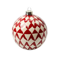 Elegant Christmas Ornament with Intricate Patterns