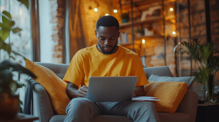 hacker working on laptop computer