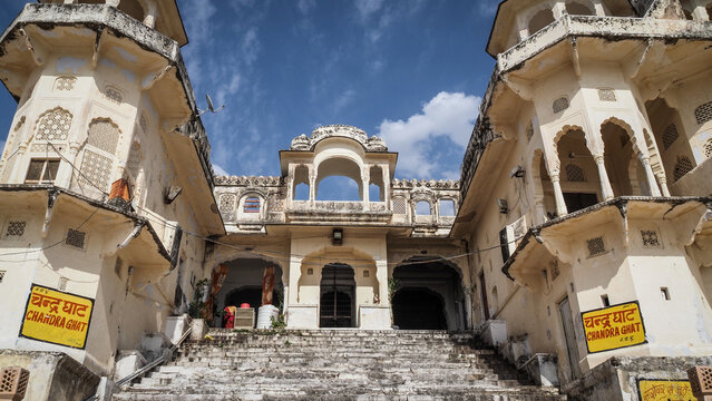The architecture of Pushkar in India