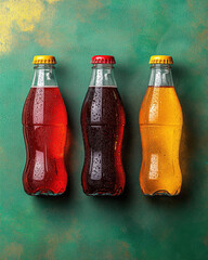 beer bottle and glass