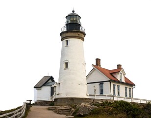 lighthouse on the coast of state country