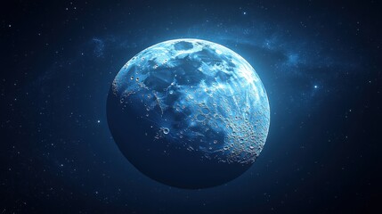 Fototapeta premium a close up of a moon