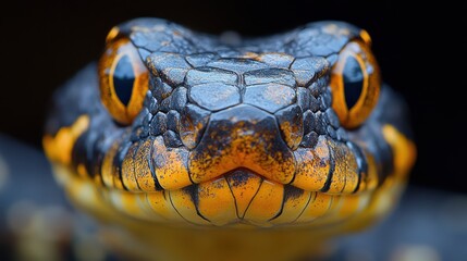 Fototapeta premium a close up of a snake