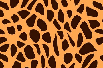 Fototapeta premium Giraffe Skin Background, Giraffe Skin Pattern, Giraffe Spots Pattern, Giraffe Skin Texture, Animals Skin Background, Giraffe Skin Print, Wild animal hide, AI Generative