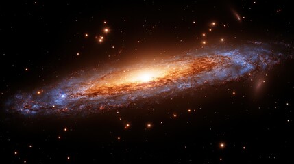 Obraz premium a galaxy in space with stars