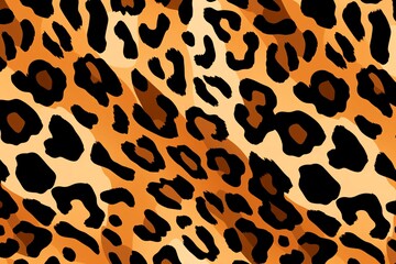 Fototapeta premium Leopard Skin Print, Leopard Skin Background, Leopard Skin Pattern, Leopard Spots Pattern, Leopard Skin Texture, Animals Skin Background, AI Generative