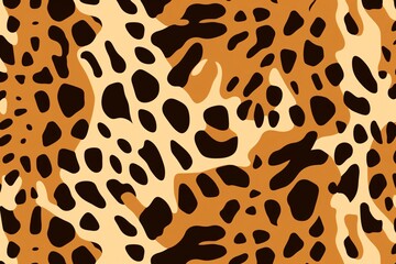 Fototapeta premium Leopard Skin Print, Leopard Skin Background, Leopard Skin Pattern, Leopard Spots Pattern, Leopard Skin Texture, Animals Skin Background, AI Generative