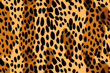 Fototapeta premium Leopard Skin Print, Leopard Skin Background, Leopard Skin Pattern, Leopard Spots Pattern, Leopard Skin Texture, Animals Skin Background, AI Generative