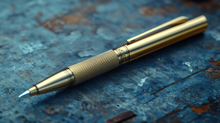 Naklejka premium a metal pen with a point