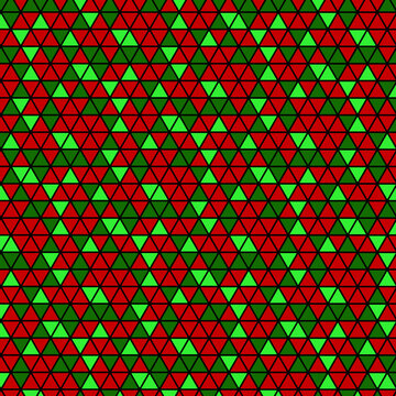 Holiday Triangles Yuletide Christmas Kwanzaa Happy Holidays Jagged Wave Pattern 1158