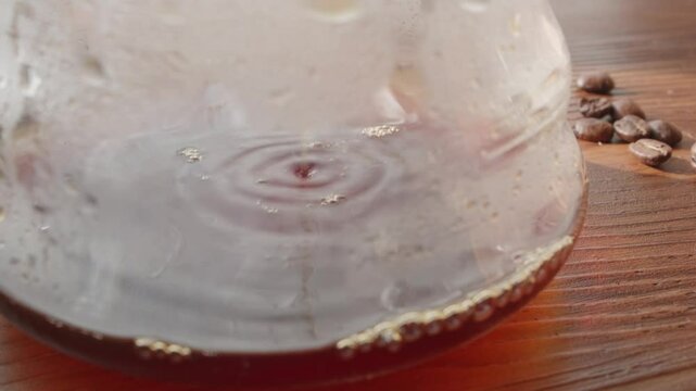 brewing coffee with the v60 method