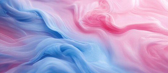 Obraz premium liquid smooth abstract shapes with pink and blue color gradients fluid art modern design vertical format .