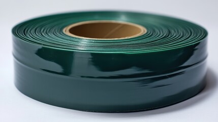 a roll of green tape