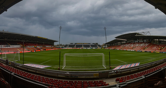The Racecourse Ground is the home stadium of Wrexham AFC in Wrexham, Wales, UK