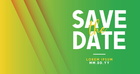 Save the date banner. Can be used for business, marketing and advertising. logo graphic design of event summit made for Technology and upcoming events.