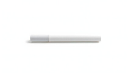 Cigarette near Mockup Blank Cigarettes Pack. 3d Rendering isolated with white highlights, png