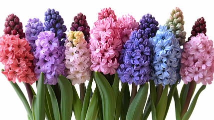 Colorful Hyacinth Flowers - Photo