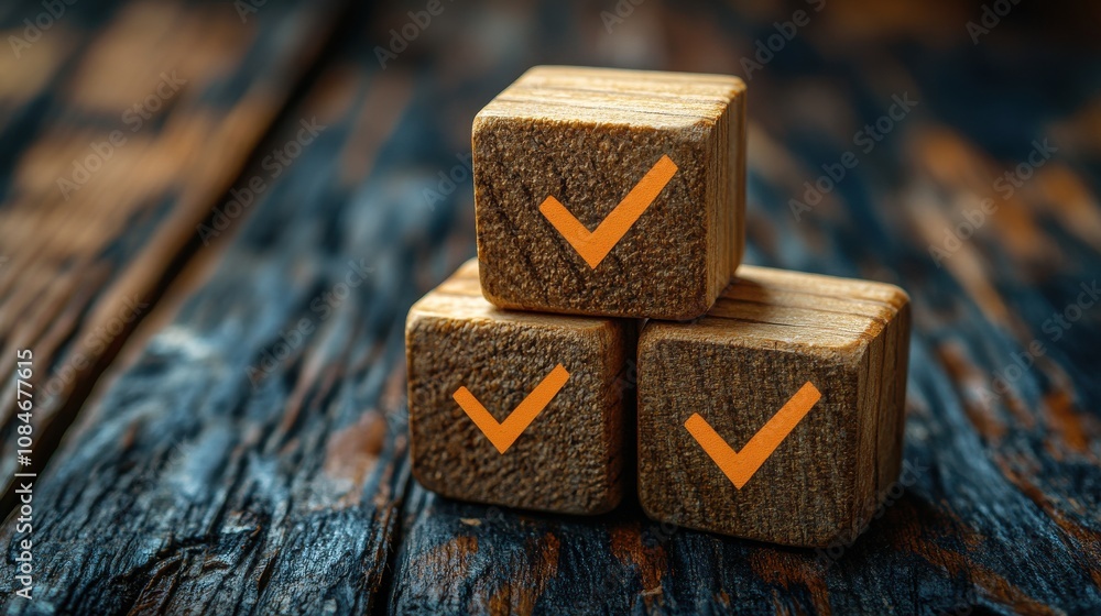 Poster checklists reminder app task lists survey assessment online forms goals achievement and business suc