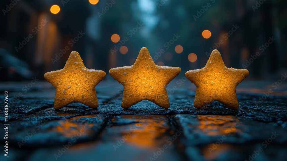 Poster client or consumer give rating to service experience on online application customer review satisfact