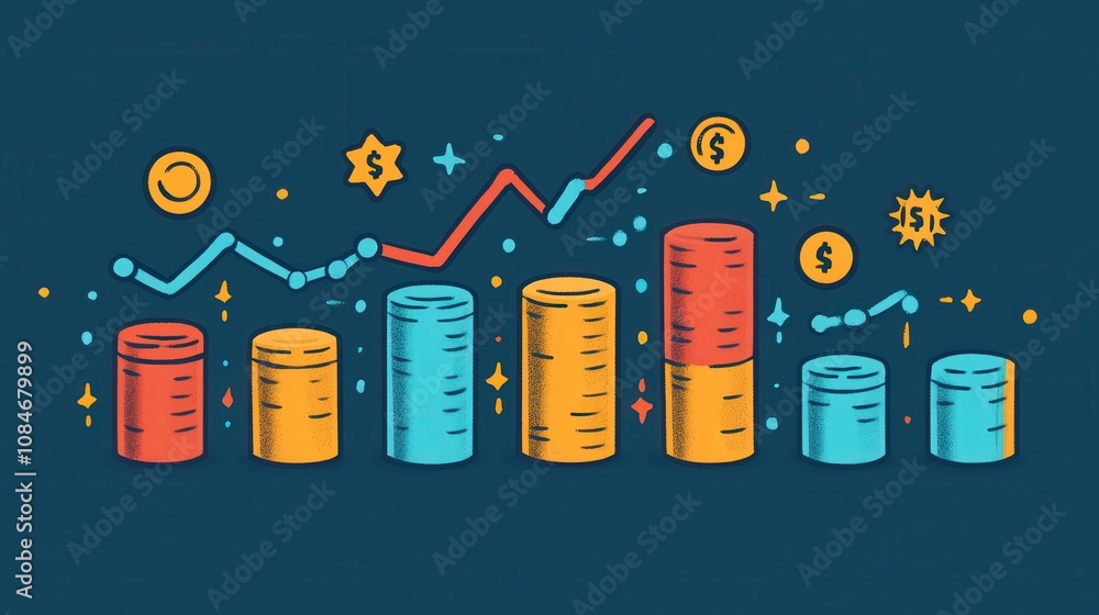 Poster cost reduction concept quality increase and cost optimization for products or services to improve an