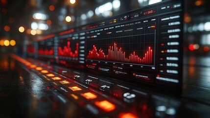Fototapeta premium close up of audio mixing console