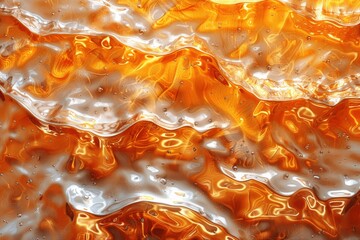 Bronze Gold Copper Foil Texture with Glass Effect, Vector Illustration for Prints, CMYK