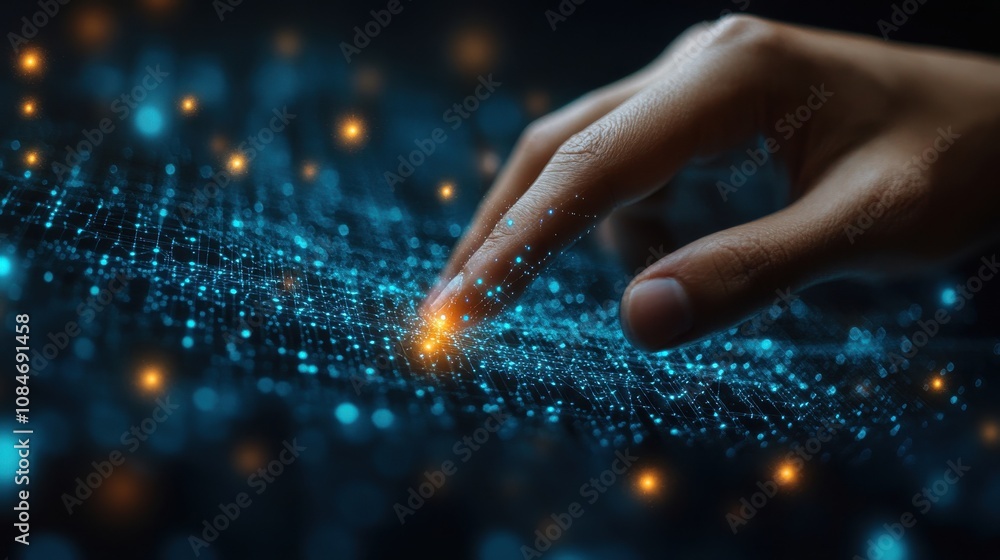 Poster hr human resources concept customer relationship management crm businessman hand global network client service analytics automation ai technology business big data partner solution developmen