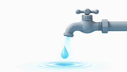 Water Drop from Faucet: A Pure Resource