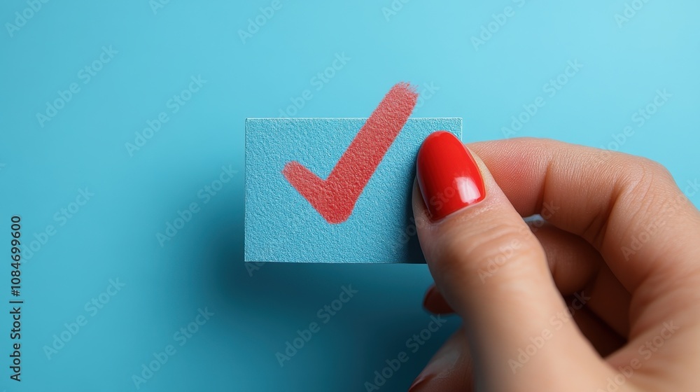 Poster proactive or reactive solution initiative concept person ticking a checkbox with the text proactiv