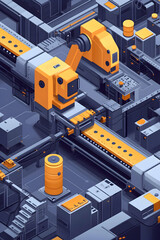 Industrial Automation Illustration
