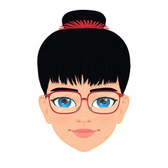 portrait of pretty young girl