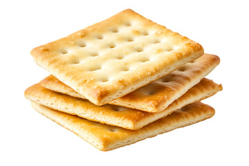 Fototapeta premium Cracker isolated png on a transparent background