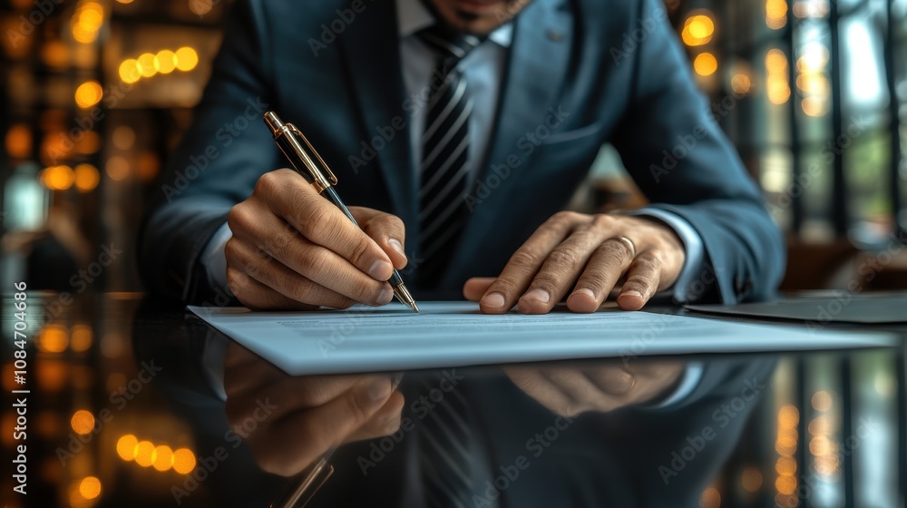 Poster terms of use business concept businessman sign and terms of use and reading terms and conditions of 