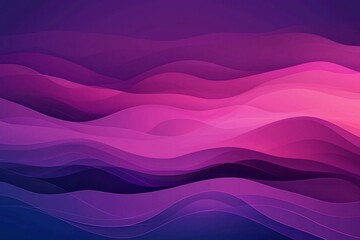 Obraz premium Abstract Waves of Color: A Gradient Journey Through Shades of Purple and Pink