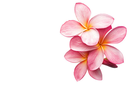 Frangipani isolated png on a transparent background