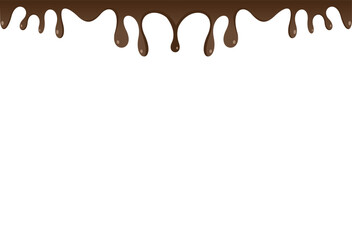 chocolate drops vector illustration