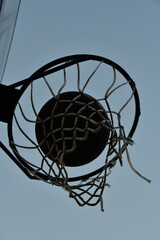 Basketball Net and Rim