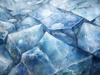 Obraz premium background. ice, blue, cold, abstract, texture, cube, water, cool, glass, macro, pattern, crystal, frozen, icecube, freeze, white, clear, drink, wallpaper, wet, light, transparent, winter, closeup, ic