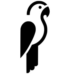 Parrot logo silhouette