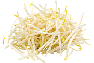 Bean Sprouts isolated png on a transparent background