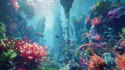Dive into a surreal underwater masterpiece